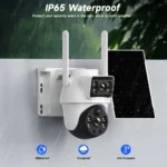 Cámara Solar 4G Sim para exteriores detección humanoide visión nocturna HD PTZ protección de seguridad batería integrada