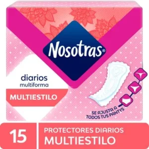PROTECTOR DIARIO NOSOTRAS MULTIESTILO X 15