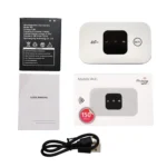 Router 4G LTE Inalámbrico Wifi, Hotspot Móvil de 2100mAh con Ranura para Tarjeta SIM, Hotspot de Bolsillo WIFI de 150mbps para Exteriores, Hogar, Oficina y Viajes